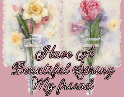 have a beautiful spring my friend have a beautiful spring my friend