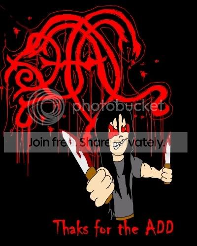 thanks for the add bloody knives