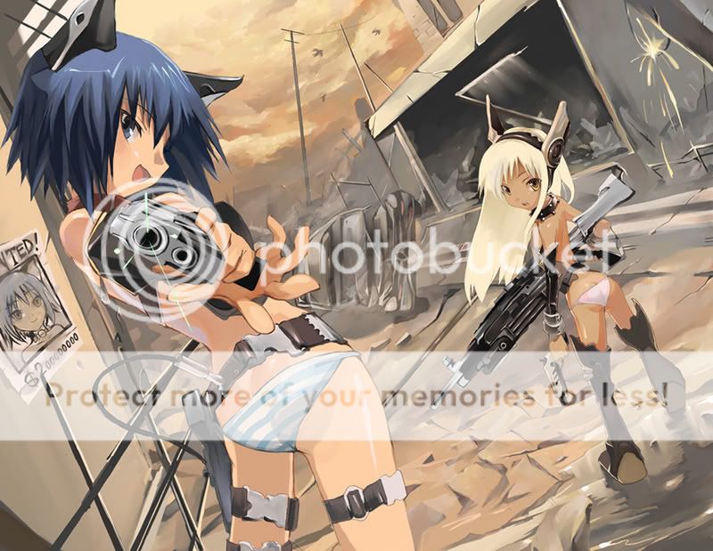Anime Girls With Guns Pictures, Images and Photos