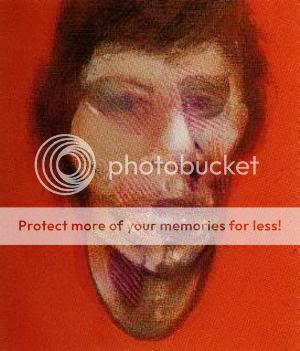 Three Studies for a Portrait of Mick Jagger, center