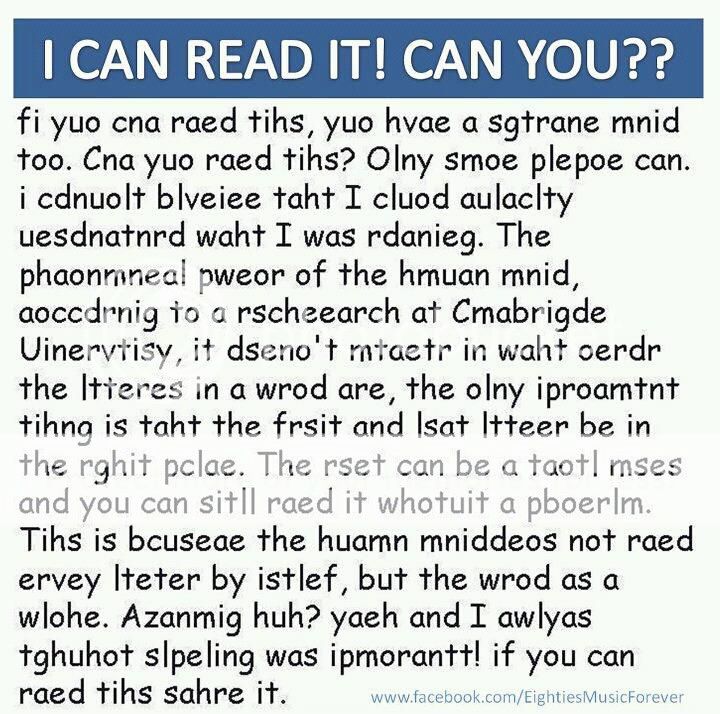 World For Words With Letters In The Wrong Order World For Words With Letters In The Wrong Order
